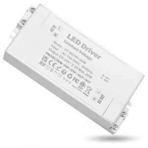 24V 60W, transformateur 220v 24v, alimentation 24v, led driver 24v 60w, transformateur led 24v, transformateur 60watt 24v 2.5a, pour 24 Volt CCTV MR16 G4 MR11 GU5.3 Ampoule et Bande Lumineuse LED (BenNiTe, neuf)