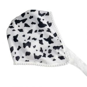 Bandeau tête de mort en dentelle imprimé léopards couvre-chefs pour l'extérieur motif imprimé papillon créatif écharpe de cheveux d'Halloween (xiangqianjia, neuf)