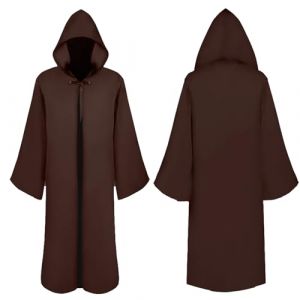 Kitimi Je-d Robe Adulte, Homme Cape &agrave; Capuchon Costume de Chevalier, Cape M&eacute;di&eacute;vale &agrave; Capuche, Ensemble de Robe Adulte Pour Carnaval Halloween F&ecirc;tes &agrave; Th&egrave;me Costume de Cosplay(XXL) (Risber, neuf)