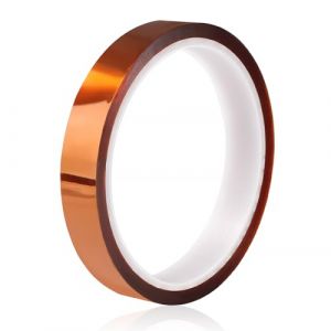 YIXISI 15mmx33m Ruban Adhésif de Film de Polyimide, Résistant à La Chaleur Ruban, Kapton Bande, pour Imprimante 3d, Masquage, Soudure, Carte de Circuit Imprimé Isolant (YXS-DE, neuf)