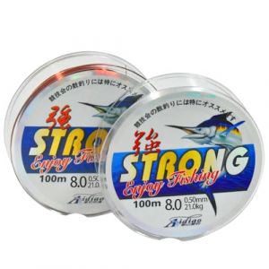 YUVKIN 2 pi&egrave;ces Fil de p&ecirc;che en nylon monofilament, fil r&eacute;sistant &agrave; haute tension (100 m&egrave;tres, 0,5 mm) (Transparent) (HerEdit, neuf)