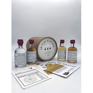 Coffret Rhum d&eacute;couverte - Rhum agricole, rhum blanc, rum des caraibes, rhum xo (Le Clan Hannibal, neuf)
