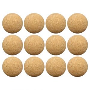 Qixeuoa Balles Baby Foot Table Soccer Accessories 36 MM Babyfoot Liege - Accessoires De Baby-Foot en Bois 1/6/12 Pi&egrave;ces (tongerqian, neuf)