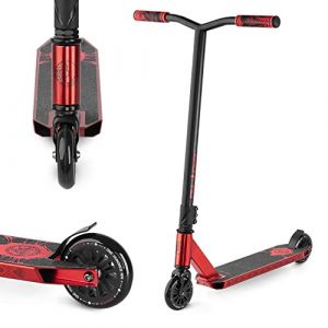 Trottinette Freestyle Movino Glide Roulements ABEC 9 Trottinette Résistante aux Acrobaties Pro Stunt Scooter Roues de 100mm Poids 3,3kg Aluminium 6061 (MOVINO, neuf)