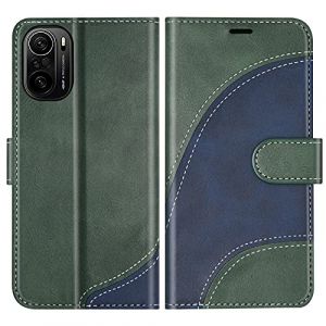 BoxTii Coque pour Xiaomi Poco F3 / Xiaomi MI 11i / Redmi K40 / Redmi K40 Pro, Portefeuille Etui en Cuir PU, Magnétique Protection Housse Coque pour Xiaomi Poco F3 / Xiaomi MI 11i / Redmi K40, Vert (BoxTii, neuf)