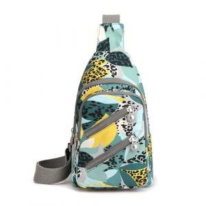 FANDARE &Eacute;l&eacute;gante Sac &agrave; Poitrine Femme Bandouli&egrave;re Sacoche Dame Sacs traversants Sacs &agrave; Dos port&eacute; Travers avec Trou pour &eacute;couteurs Sac port&eacute; &eacute;paule Voyage Sac Messager Outdoor Urbain Sac de Sport (BEWMER S.R.L., neuf)