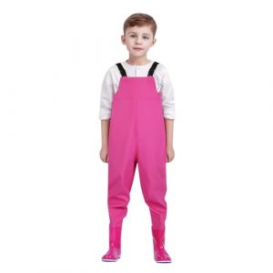Generisch Salopette pour Enfants, Salopette de P&ecirc;che, pour les Tout-Petits, Salopette Imperm&eacute;able pour la Chasse avec Bottes V&ecirc;tements pour Enfants Gar&ccedil;on 86, Rose, 6-7 ans (⭐⭐⭐⭐⭐Five star⭐⭐⭐⭐⭐, neuf)