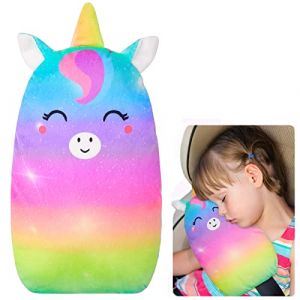 Basumee Voiture Prot&egrave;ge Ceinture de S&eacute;curit&eacute; Coussin B&eacute;b&eacute; Enfants Epaule Coussin Coussin de Nuque Repose Nuque Housse Accessoires,1Pcs (Grlawn-EU, neuf)