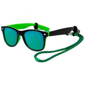 Kiddus Lunettes de soleil POLARIS&Eacute;ES pour fille, gar&ccedil;on, enfant, ados. A partir de 6 ans. UV400 Protection 100% UVA et UVB. Verres r&eacute;sistants aux chocs. Beaux designs,,Vert (Kiddus, neuf)