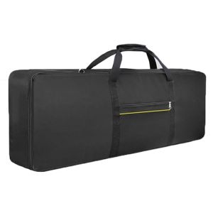 Azatemgo Housse pour Clavier 88 Touches， softcase pour Clavier 88 Touches，Sac De Clavier Piano Electrique Couverture De Clavier Anti-poussière en Tissu Oxford 600D-136 x 39 x 13 CM (Yidaboom, neuf)