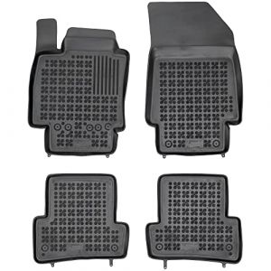 MOTOS Tapis de voiture en caoutchouc pour Renault Clio III 2005-2012 Am&eacute;liorez votre confort de voyage avec le tapis antid&eacute;rapant pour voiture - tapis de sol pour voiture tous temps, protection contre (MOTOS EU, neuf)