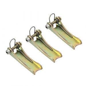 PATIKIL 2.2 Pouce Crochet Sécurité Loquet Trousse, 3 Paquet Métal Remorquage Attelage Remplacement pour Chape Crochet Remorque, Doré Ton (PATIKIL UK, neuf)