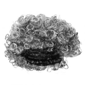 JOINPAYA Perruque Courte pour D&eacute;guisement Halloween Perruque pour Homme Adulte Accessoire de Costume P&egrave;re ou Scientifique (YUYOOT, neuf)