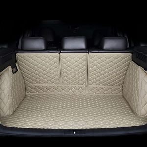 WXJFFF Tapis de Coffre Voiture pour Mercedes-Benz V-Class 2021-2023 2024, Couverture Complète Cuir Imperméable Antidérapant Protection Coffre Voiture Accessoires,Beige (Global Bazaar-Shop, neuf)