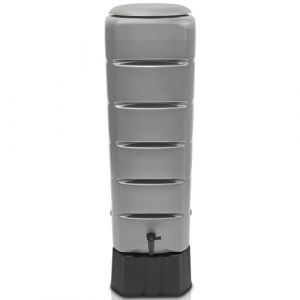 YourCasa Recuperateur d Eau de Pluie [Tower] 120L avec Pied, Couvercle et Robinet – recuperateur Eau de Pluie – récupérateur Eau de Pluie – Réservoir d'eau de Pluie – Reservoir Eau de Pluie (Gris) (yourcasa, neuf)