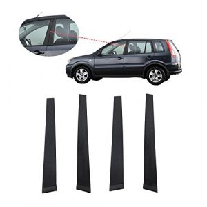 Lot de 4 garnitures de pilier avant droite gauche B pour Ford Fusion 2001 à 2013 avec éponge et anneau clipsable, 1690267, 1690268, 1473669, 1473667 (SOLARIS AUTOMOTIVE LTD., neuf)