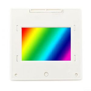 Spectrophotom&egrave;tre Transmission Diffraction Grating Optical 50/100/300/600 lignes pour l'enseignement des sciences et d&eacute;monstrations en laboratoire (600 lignes) (Liyimeily, neuf)