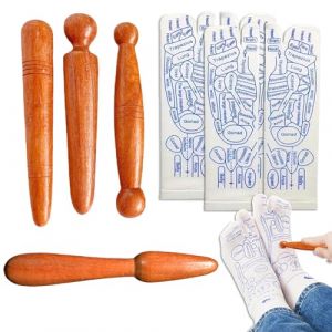 KUBDPQOR Chaussette Reflexologie Plantaire, Set de Chaussettes de Réflexologie, Chaussette Massage Pied Parfait pour le massage du pied, Idéal pour la relaxation (KUBD, neuf)