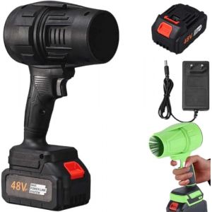 Seese Pro Souffleur Aspirateur &Eacute;lectrique sans Fil - Portable, 35000 RPM Ultra Puissant, 40 Minutes d'Autonomie, L&eacute;ger pour Jardin, Cour, Feuilles, Pelouse (Black,1 Batterie) (outogo, neuf)