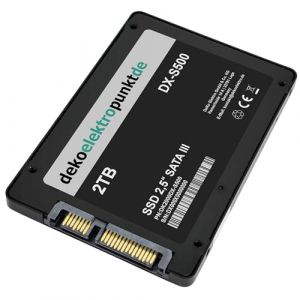 dekoelektropunktde 2 to Disque Dur SSD Convient pour HP Pavilion dv6700, Remplacement Alternatif (dekoelektropunktde, neuf)