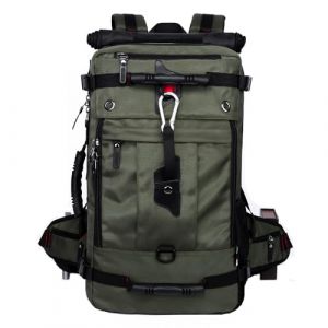 Kiepoar Sac &agrave; Dos de Randonn&eacute;e 40L pour Outdoor Sport Voyage Fitness Trekking, 3 en 1 comme Sac &agrave; Dos, Sac &agrave; Bandouli&egrave;re Crossbody Sac &agrave; Main, Gros Sac Imperm&eacute;able Multipoches Anti-vol avec Serrure (Kaipuer, neuf)