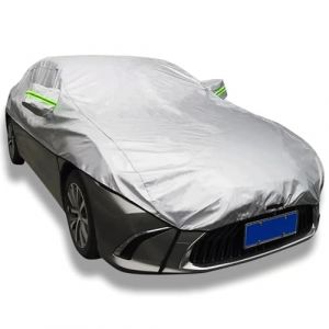 Housse De Voiture pour Citroen C3 Aircross C3 Pluriel, Demi-Housse De Toit Fenêtre De Voiture Extérieure Bâche Anti-UV Coupe-Vent Et Imperméable À La Pluie, Garage Respirant en Été (Color : Silver, (housse de voiture personnalisé de atelier, neuf)