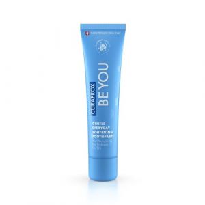 Curaprox Dentifrice Blanchissant – Pour Une Haleine Fraîche Et Des Gencives Saines | Formule Enzymatique, Saveur Gin Tonic Et Kaki, Bleu, 60 Ml | Végan, Sans Sls, Fluorure 950 Ppm, Ajr 50 (Curaprox Switzerland, neuf)