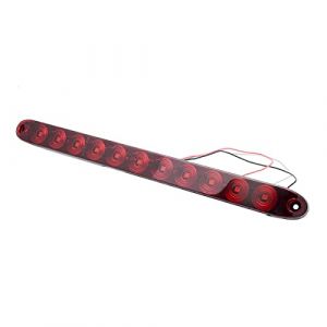 Riloer Barre de feu arri&egrave;re LED rouge 12V pour voiture, &eacute;tanche 3&egrave;me feu stop, clignotant, feu de position arri&egrave;re, universel pour remorque de camion lourd, camping-car, RV (YONUIO, neuf)