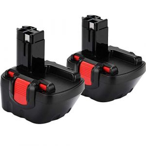 2X Shentec 12V 3.5Ah Ni-MH Remplacement pour Batterie Bosch BAT043 BAT045 BAT120 BAT139 2607335542 2607335526 2607335274 2607335709 pour Bosch GSR 12-2 12V-2 PSR 12 GSB 12VE-2 22612 23612 32612 (Shentec FR, neuf)