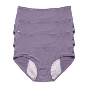 YUBDBFKAI Culotte Anti Fuite urinaire Femme Lavable,3Pcs Culotte Fuite urinaire Femme,Culotte Fuite urinaire Femme Lavable,Respirant Lavable &Eacute;tanche,Incontinence urinaire Femme,1l,XL (qigaoouzhoubaodan, neuf)