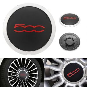 Enjoliveurs 500, enjoliveurs 500 en ABS, accessoires 500 pour mise &agrave; niveau Restyling 68078419AC, enjoliveurs de rechange pour bouchons de couverture 500 (shangbaiyi store, neuf)