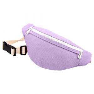 Dzxin Sac Banane en Toile pour Enfants, Sac Banane Unisexe pour Tout-Petits, gar&ccedil;ons et Filles, Sac de Poitrine pour ourse &agrave; Pied, randonn&eacute;e, Voyage, Sport (Violet) (OuiouiMarke(Livraison express &agrave; partir de 5 euros), neuf)