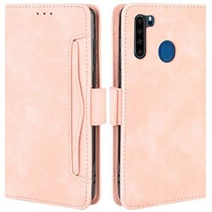 HualuBro Coque pour Blackview A80 Pro Case, Coque Blackview A80 Plus, Housse &agrave; Rabat en Premium PU Cuir Flip Cover Case Antichoc Portefeuille Etui pour Blackview A80 Pro Coque, Pink (HualuBro EU, neuf)