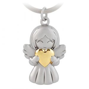 GZXYA Porte-clés Ange Gardien, Pendentif Porte-Bonheur, Ange avec cœurs pour Examens ou Voiture, adapté comme Cadeaux pour Femmes, Petites Amies, collègues. (1274 D or) (GZXYA, neuf)