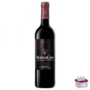 Mouton Cadet Rouge 2019 – AOC Bordeaux - 13.5° - 6x75cL (Wine And More, neuf)