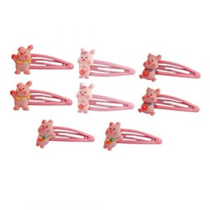 OATIPHO Épingles à Cheveux Décoratives en Résine pour Garçon et Filles Lot de 8 Épingles de Cochon Accessoires de Cheveux Adorables Fêtes (Tsun Ki-sung, neuf)