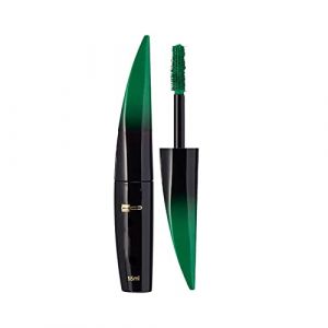 Mascara de cils en fibre de soie 4D mascara imperméable naturel -taches allongeant et long épais Argent Colloïdal Gel (Green, One Size) (Webla-FR, neuf)