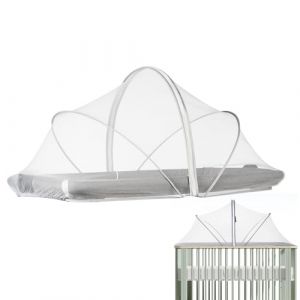 Mossquito Net – Filet pour chat | Housse de couffin | Filet de berceau | Filet de berceau pliable | Maille respirante et pliable pour berceau à bascule, poussette, jeu, hamac pour tout-petits, petits (yichengxianjiuzhongxinxikejiyouxiangongsi, neuf)