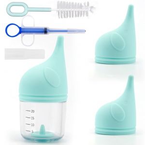 5pcs Kit D'alimentation au Biberon Chaton, Incluant Brosse Nettoyage pour Biberon T&eacute;tines Rechange en Silicone Nourrisseur Kit D'alimentation Animaux R&eacute;utilisable pour Chat (moncion, neuf)