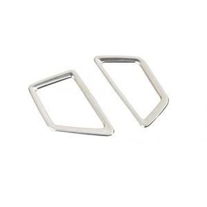 Vexilon 2 pi&egrave;ces Ensemble int&eacute;rieur chrom&eacute; Avant climatisation Sortie &eacute;vent Moulage Couvercle Garniture, for Peugeot 5008 3008 3008GT 2017 LHD Garniture de Ventilation (JINDESTORE, neuf)