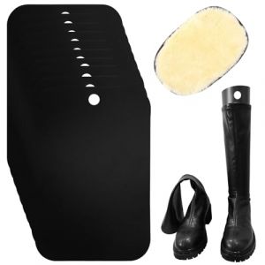 Rierousy 10 Pièces Noir Embauchoir Bottes Femme, Formeur de Bottes en Plastique pour Maintenir Les Bottes Droites pour Les Bottes de Femmes et d'Hommes (32cm) (JINJIANLTD, neuf)