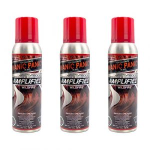 Manic Panic Wildfire Color Spray, Vegan, Cruelty Free, Temporary Red Hair Colour 3 x 100ml (Solretail LTD, neuf)