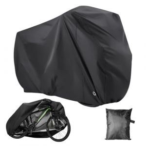 GXGM 1 Pcs Housse Velo,Tissu Oxford 210D Housse Velo Exterieur Protection,Bache Velo Exterieur,Avec Trou de Verrouillage,Protection Solaire et Imperm&eacute;able,Pour VTT et V&eacute;lo de Route(XL) (GXGM, neuf)