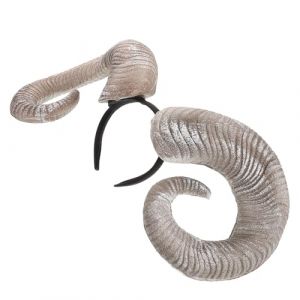 BESPORTBLE Serre-t&ecirc;te Corne de B&oelig;uf Amovible, Accessoire de Coiffure &Eacute;l&eacute;gant, Id&eacute;al pour Les F&ecirc;tes, Festivals Et Carnavals (blanc). (Breeze & Leaves, neuf)