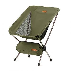 Naturehike Chaise de camping pliante ultra l&eacute;g&egrave;re - Poids : 150 kg - Pour la p&ecirc;che, le pique-nique, la randonn&eacute;e en plein air - Blanc (Naturehike Europe, neuf)