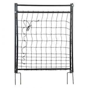 horizont Hotgate - Portail pour filet de clôture de pâturage, électrifiable, largeur 86 cm, porte de clôture de jardin, clôture de volaille, porte pour filet de volaille, clôture de jardin, clôture de (horizont group GmbH, neuf)