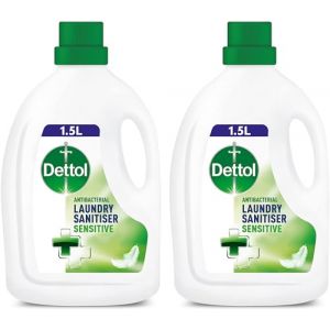 Dettol Nettoyant Lessive Sensible, Antibact&eacute;rien, Test&eacute; Dermatologiquement 1,5L - Lot de 2 (Grajub, neuf)