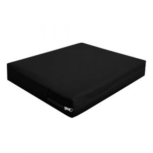 Housse Coussin Exterieur Impermeable, Housse Siège Canapé Protection Complète avec Fermeture Éclair, Amovibles Housse Assise Salon De Jardin Terrasse Caravane (Black,50×50×5cm) (YUNDU, neuf)