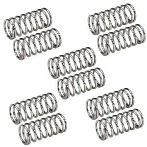 10 pièces Ressort de compression en acier inoxydable 304 Diamètre du fil 1.6mm,Diamètre extérieur 11mm,Longueur 50mm (huimcloud, neuf)