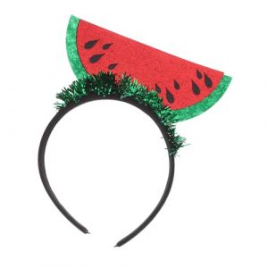Happyyami Serre-t&ecirc;te Forme Past&egrave;que Fruit Hawa&iuml;en Accessoire Photo Bandeaux Amusants Pour Femmes F&ecirc;te Tropical D&eacute;guisement (Liunmiao, neuf)